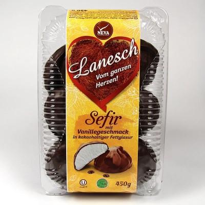 Зeфир "Лянеж" с ванильным вкусом в шоколадной глазури - 450 г