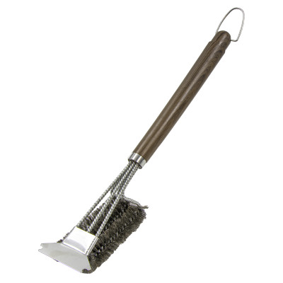 Щётка для гриля со скребком, 41 см