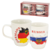 Набор кружек "Германия и Россия" (2 шт.) 400 мл,в подарочной упаковке