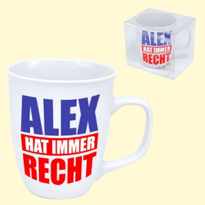 Кружка "Alex hat immer Recht" 0,4 л