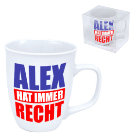 Кружка "Alex hat immer Recht" 0,4 л