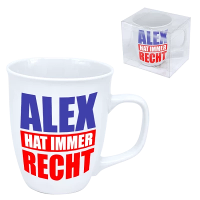 Кружка "Alex hat immer Recht" 0,4 л