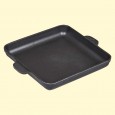 Frying pan square cast-iron "Brizoll" H181825, 18 x 18 x 2.5 cm