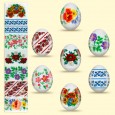 Decorative Easter film "Embroidery", 7 various motives in packing