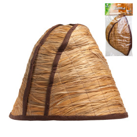 Шапочка банная "Банные штучки" из лыка.