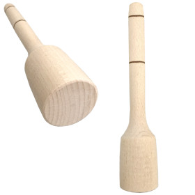 Картофелемялка из дерева, 26 см