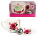 Чайный набор для неё "Самая, самая", чашка 500 мл, Ситечко для чая и тарелочка для пакетика