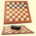 Checkers plastic Board, 33 x 33 cm