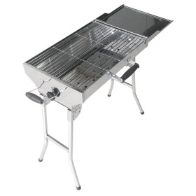 Мангал "Алладин", ВДШ: 60 x 47 x 30 см, нержавейка 0,8 мм, со складными ножками