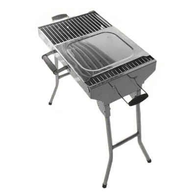 Мангал "Алладин", ВДШ: 60 x 47 x 30 см, нержавейка 0,8 мм, со складными ножками