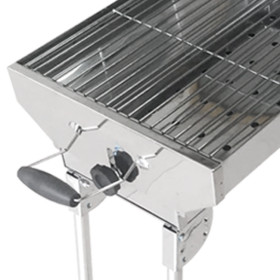Мангал "Алладин", ВДШ: 60 x 47 x 30 см, нержавейка 0,8 мм, со складными ножками