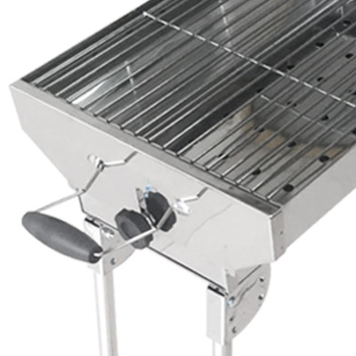 Мангал "Алладин", ВДШ: 60 x 47 x 30 см, нержавейка 0,8 мм, со складными ножками