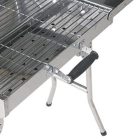 Мангал "Алладин", ВДШ: 60 x 47 x 30 см, нержавейка 0,8 мм, со складными ножками