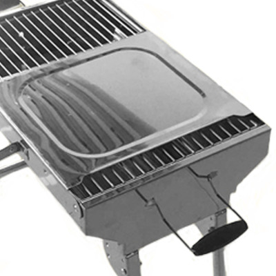 Мангал "Алладин", ВДШ: 60 x 47 x 30 см, нержавейка 0,8 мм, со складными ножками