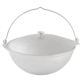 Казан Татарский походный с дужкой 4,5 л, Ø 30,8 см, высота 13 см, 2,1 кг