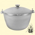 Marching cauldron 6 l, D-28 cm-16 cm,with handle