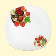 Set of plates "Khokhloma" (3 pieces),D-26 cm