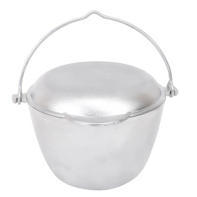 Казан походный с дужкой и крышкой-сковородой, 5 л, Ø 26 см, высота 18,5 см