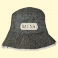 Filzkappe "SAUNA" für Sauna