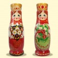 Case under 0.5 liter bottle "Russian beauty", the author, 35 cm, various colours