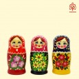 Matreshka Rossiyanka" (M6) 13 cm, various colors and motives