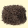"Boyarka", hat female winter, 100 % acrylic, brown