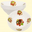 Set soup plates "Khokhloma" (6 PCs), D-18 cm