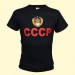 Футболка "СССР" чёрная, 100% хлопок