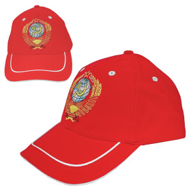 Кепка "Герб СССР" красная