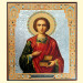 Икона "Пантелеймон Целитель" 30x40 см,деревянная,двойное тиснение