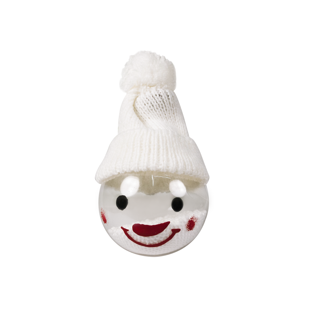 Ёлочная игрушка "Снеговик", 8 см