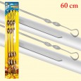 The skewers wide, 20mm, 6 PCs (60 cm) stainless steel 2mm