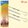 Skewers, set of 10 (50 cm) stainless steel 1.5 mm