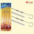 Skewers, set of 10 (40 cm) stainless steel 1.5 mm