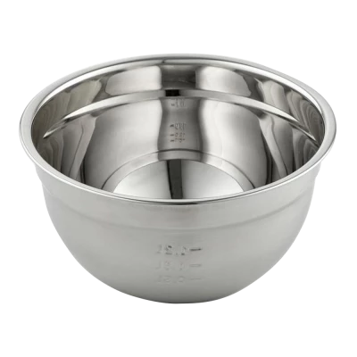 Миска с мерной шкалой 1,2 л, нержавеющая сталь 0,6 мм, 20 × 11 см