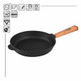 Brizoll Grillpfanne Ø 28 cm H-5 cm., Buche