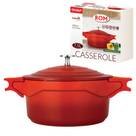 Казан ROM 7,5 л Алюминивое литьё Антипригарное покрытие Ø 28 см