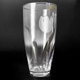 Vase CRYSTALEX Bohemia Tulpe mit Silber, 300 mm