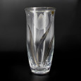 Vase CRYSTALEX Bohemia Tulpe mit Silber, 250 mm