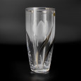 Vase CRYSTALEX Bohemia Tulpe mit Silber, 250 mm
