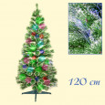 Christmas tree "Fir", fluffy, with the fibers in each branch, 120 cm