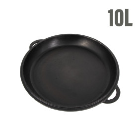 Крышка сковорода чугунная для казана 10 литров
