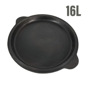 Крышка сковорода чугунная для казана 16 литров