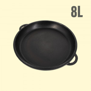 Крышка сковорода чугунная для казана 8 литров