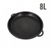 Крышка сковорода чугунная для казана 8 литров