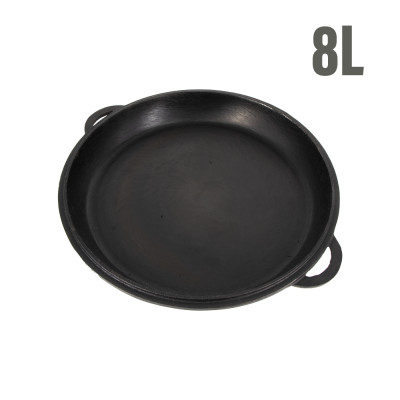 Крышка сковорода чугунная для казана 8 литров