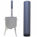 Часть дымовой трубы для Учага с дымоходом, Ø 7 см, пр. 37 см