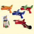 Запускаемый пенопластовый самолет с пусковым устройством для самолета,24 см, 4 разных цвета