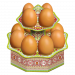 Декоративная подставка для 12 яиц - Традиционная из картона