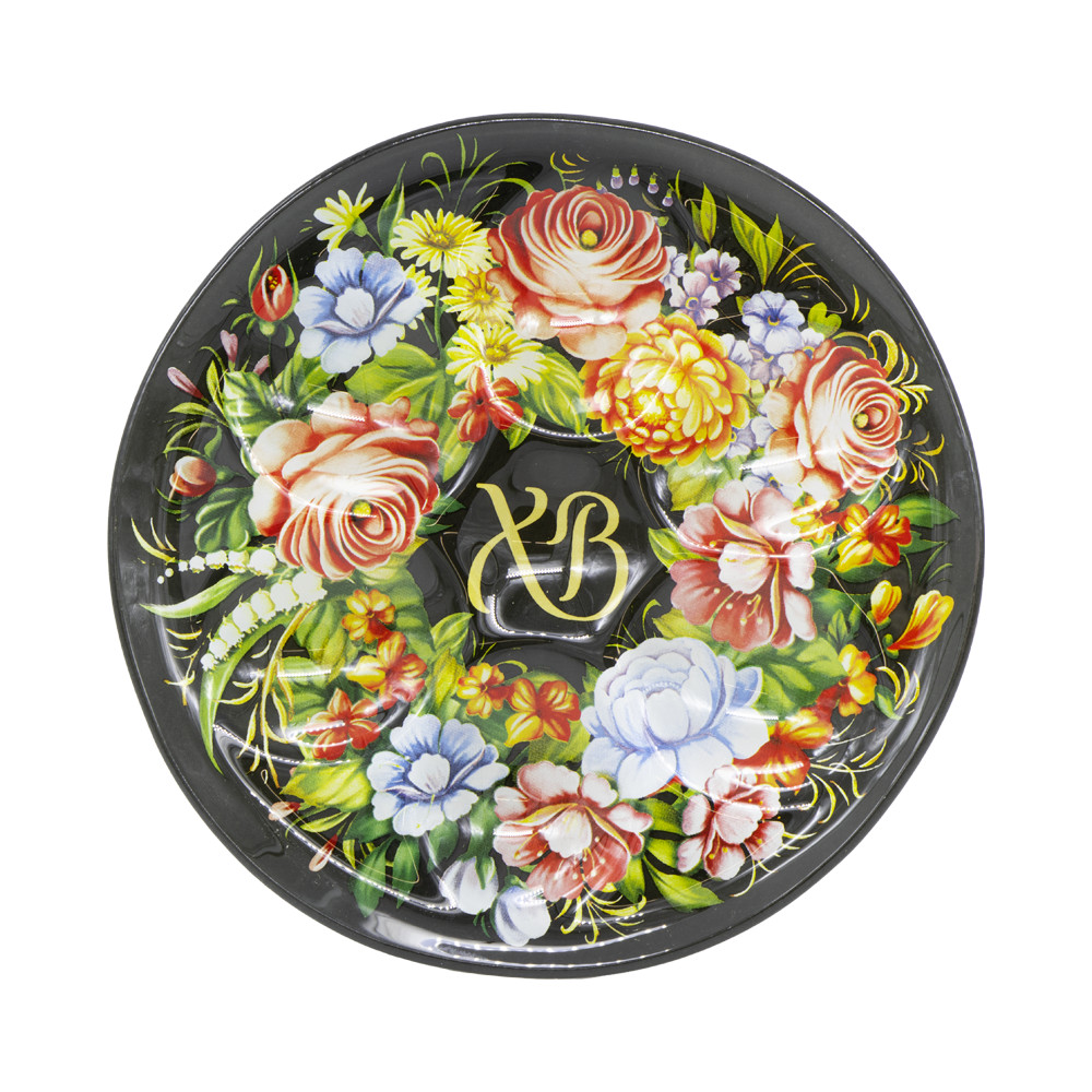 Пасхальная подставка "ХВ!"  на 6 яиц,  Ø 18,5 см, стекло